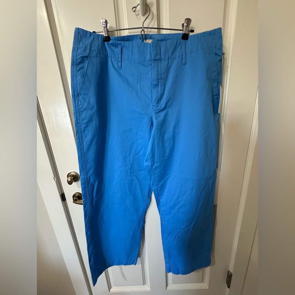 NWT A NEW DAY Women’s 14R Cotton High Rise Straight Hip & Thigh Stretch Pants